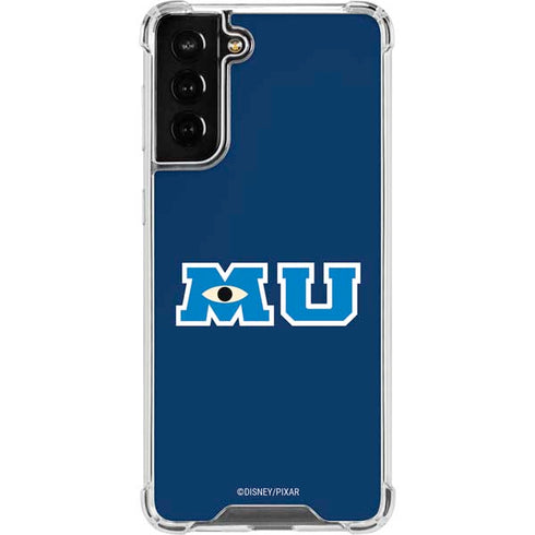 Disney Monsters University MU Logo Galaxy S21 FE Clear Case